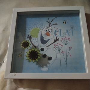 Framed Olaf picture